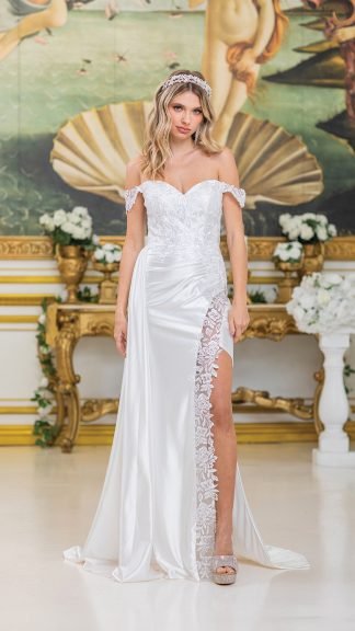 Dress 0289-off-white — Off White (A-Line)