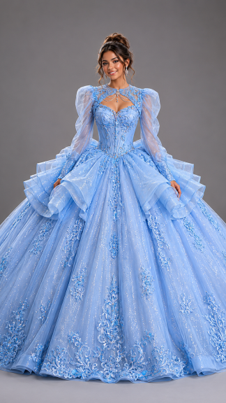 Dress 5167-bahama-blue — Bahama Blue (Ball Gown)