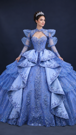 Dress 5180-dusty-blue — Dusty Blue (Ball Gown)