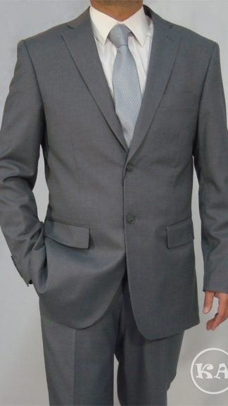 Dress mi-110-sb2-grey — Grey (Two-Piece Slim Fit)